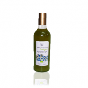 Aceite de oliva virgen extra ecológico hojiblanca Campo de Aviación botella 0,5 litros